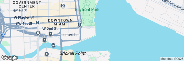 Google Maps Miami/InterContinental Hotel, 100 Chopin Plaza, Miami, FL 33131-4342, United States of America